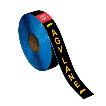 Superior Mark Superior Mark Floor Tape - 4'' x 100' - AGV tape IN-50-669I